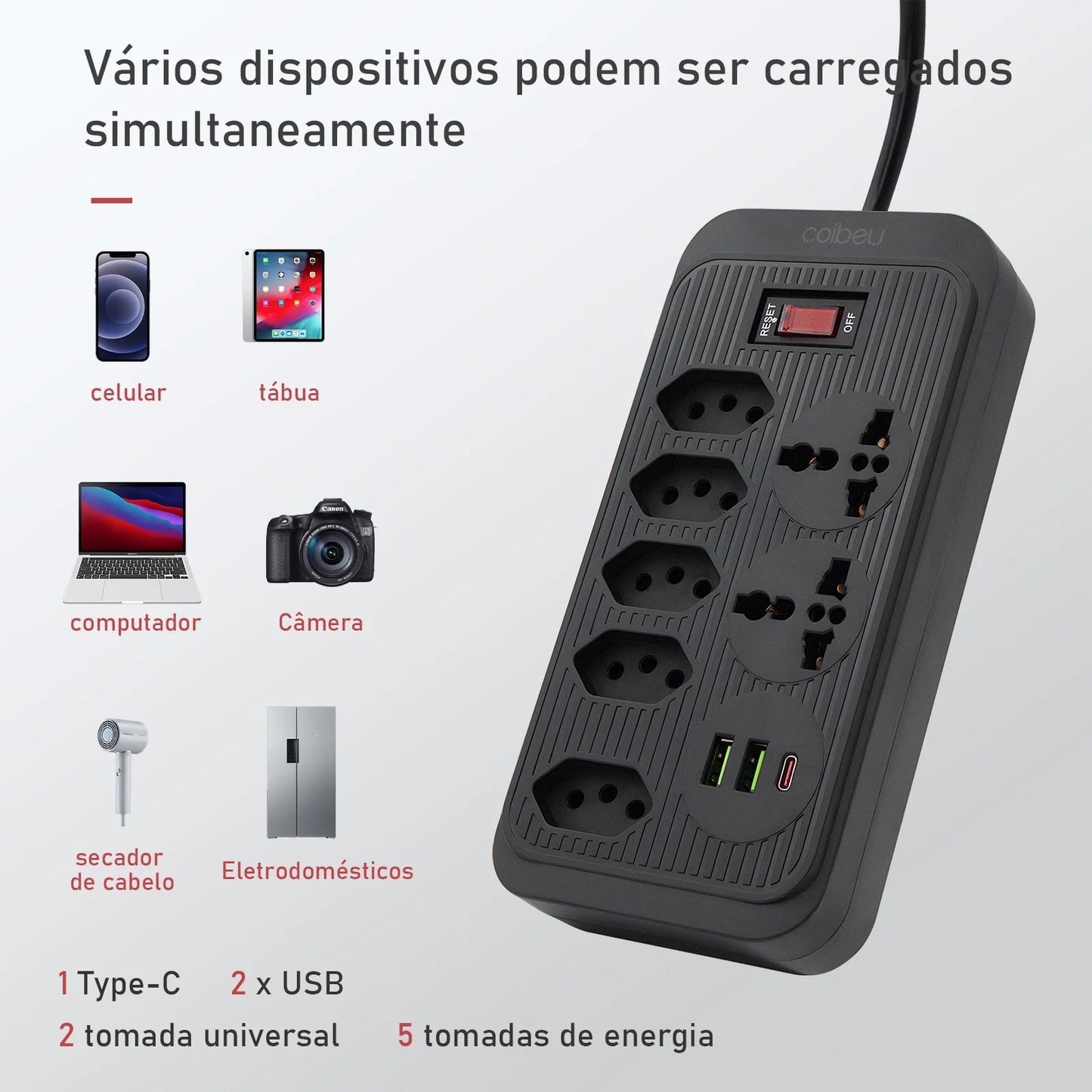 Extensão de Tomada