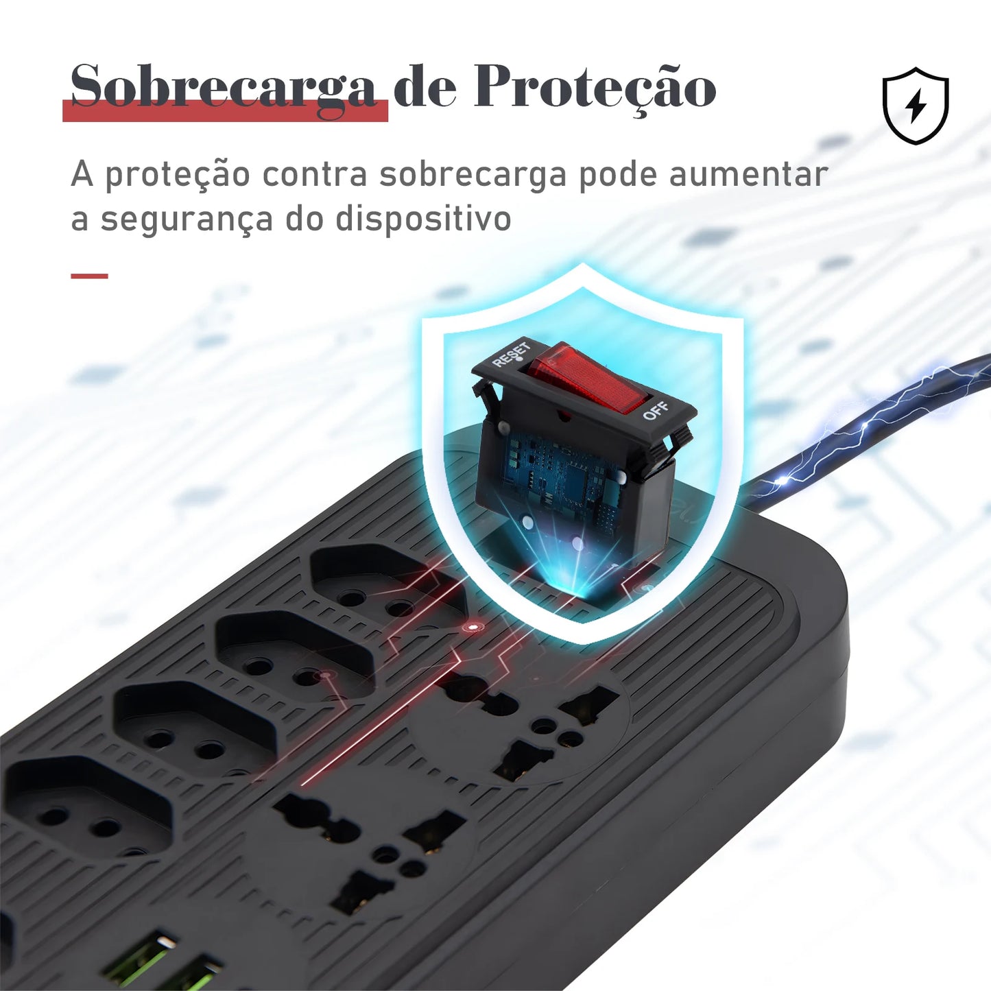 Extensão de Tomada
