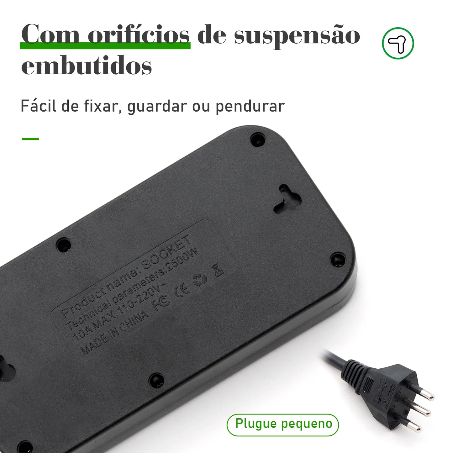 Extensão de Tomada