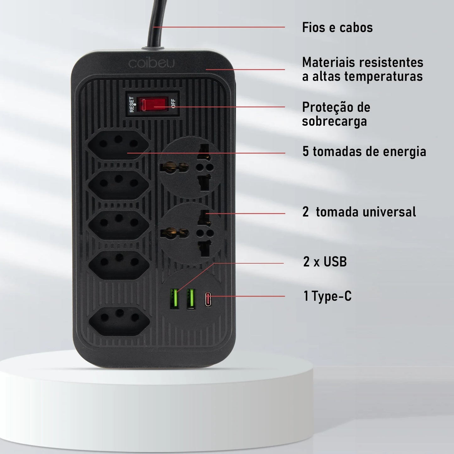 Extensão de Tomada